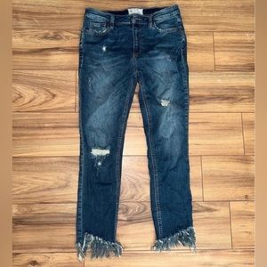 free people frayed jeans